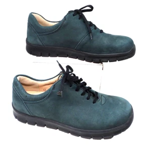 Finn Comfort Green Suede Lace-Up Oxford Shoes Women/Youth 36 (US 6) Germany - Picture 1 of 8