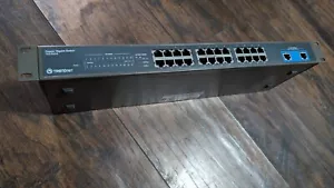 TrendNet Copper Gigabit Switch TEG-S224 24-Port 10/100/1000Mbps W/2 Gigabit Port - Picture 1 of 3
