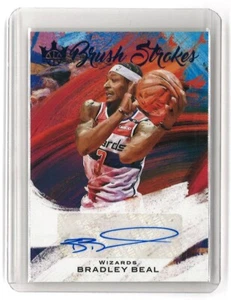 Bradley Beal 2020-21 Panini Court Kings Brush Strokes Auto Sapphire /25 Wizards - Picture 1 of 2