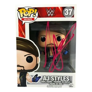 AJ Styles Autographed Funko Pop #37 JSA COA WWE Mr. Olympia Signed - Picture 1 of 5