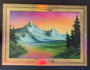Gray Mountain Hologram Card By Bob Ross 2023 Cardsmiths #15 - Picture 1 of 3