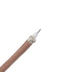 RG-400/U Coaxial Cable, Double Shield, 0.195" Tan FEP Jacket, 2 ft Length