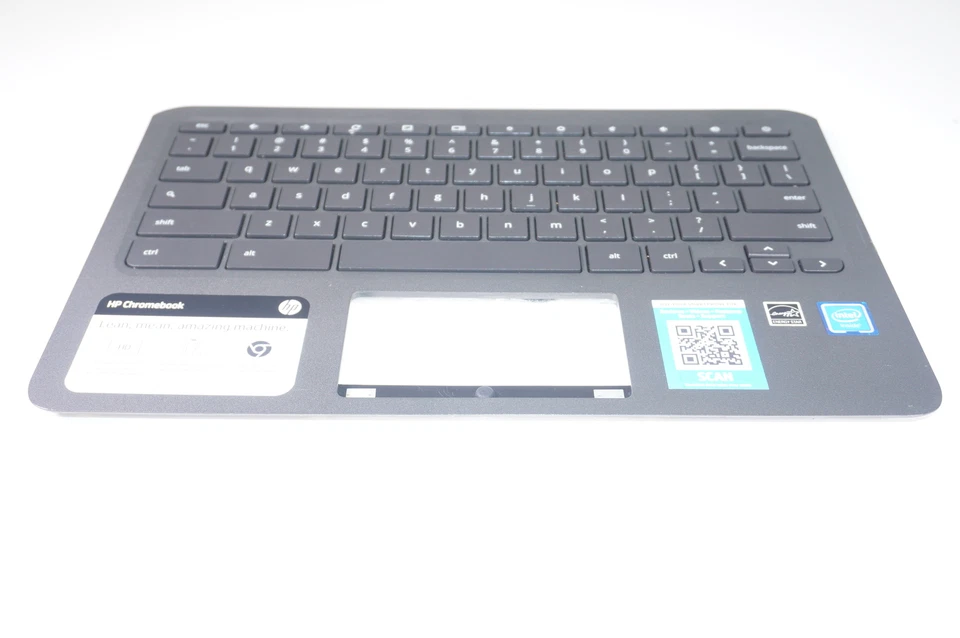 Teclado reposamanos gris ceniza L99855-001 HP HP Hp 11A-NB0013DX Foto 1 de 2