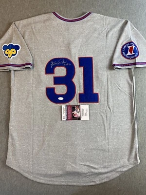 CHICAGO CUBS FERGIE JENKINS SIGNED #31 COOPERSTOWN COLLECTION JERSEY JSA AL24038 - Image 1 of 4