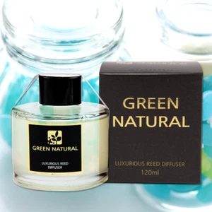 Verde Diffusore Naturale 120ml Olio Essenziale di Menta Piperita Corea Fatto a Mano - Foto 1 di 10