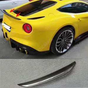 Fits For 2013-2016 Ferrari F12 Berlinetta Real Carbon Fiber Tail Trunk Spoiler - Picture 1 of 9