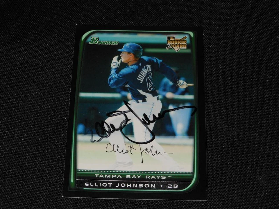 Tampa Bay Rays Elliot Johnson Signed 2008 Bowman Autograph Card #BDP24 TOUGH 113 - Image 1 of 1