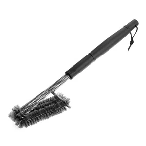 Layer Stainless Steel Heavy Duty Barbeque Grill Brush Bristles Cleaner - Picture 1 of 5