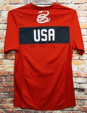 2010 Nike Usa Soccer Jersey Small Red Training Dri Fit Us National Team Futbol