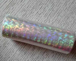 120M Holografische Transparente Heißprägefolie Papierrollen für Kaschiergerät Drucker - Bild 1 von 4