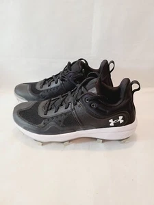 under armour glyde mt Softball Cleats. Womens. Size 7. Black. New - Foto 1 di 6
