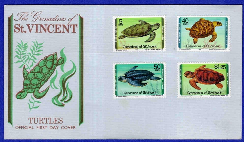 TURTLES, GRANADINES OF ST. VINCENT, FDC - Image 1 of 1