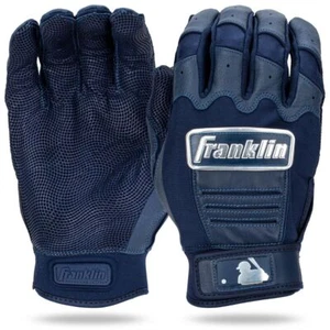 Franklin CFX Pro Youth Batting Gloves Chrome Navy, size Medium - Picture 1 of 5