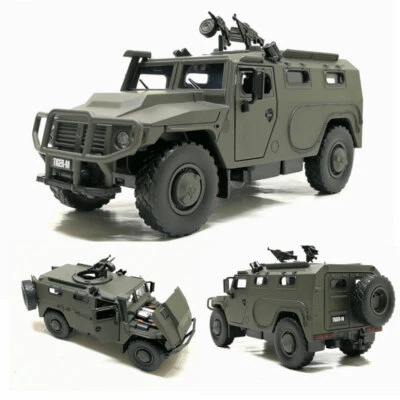 1:32 Tiger-M Military Vehicles Army Model Diecast Toys Gift Kids Green - Изображение 1 из 4
