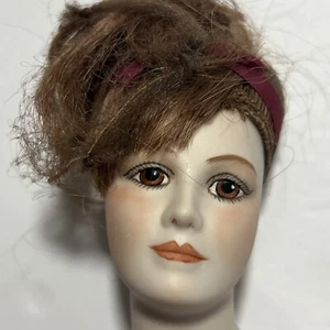 VTG ROSE Muriel Kramer Doll Bisque Head Limbs Cloth Body 1982 Doll Convention - Picture 1 of 16