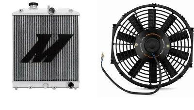Mishimoto Performance Radiator And 12" Universal Slim Fan Kit 92-00 Honda Civic - image 1 of 3