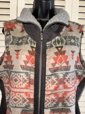 Chaleco Royal Robbins Para Mujer XL Suroeste Azteca Naranja Gris Paneles Laterales Ajustados Foto 1 de 3