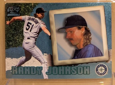 Pacific Invincible 1998 azul platino #65 Randy Johnson patio raro paralelo/67 Foto 1 de 2