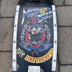 VTG Rolls Racer Skateboard Mess With The Best Die Like The Rest - Picture 1 of 8