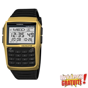 Calculadora Retro Reloj Digital Multifunción con Luz Cronómetro Alarma - Imagen 1 de 3