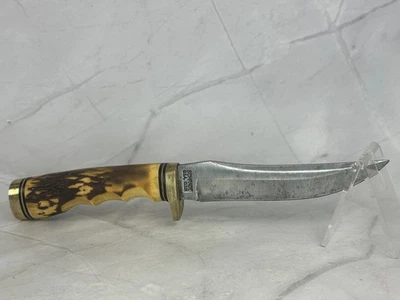 Cuchillo de colección Schrade EE. UU. Tío Henry 153UH - Protector y refuerzo de latón 9,25" Foto 1 de 4