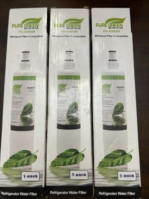 Filtro de agua para refrigerador verde puro PG-4396508 lote de 3 Foto 1 de 3