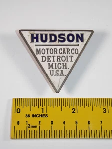 Rare 1923-1926 Hudson Motor Car Super Six Radiator Emblem Automotive Badge Logo - Picture 1 of 4