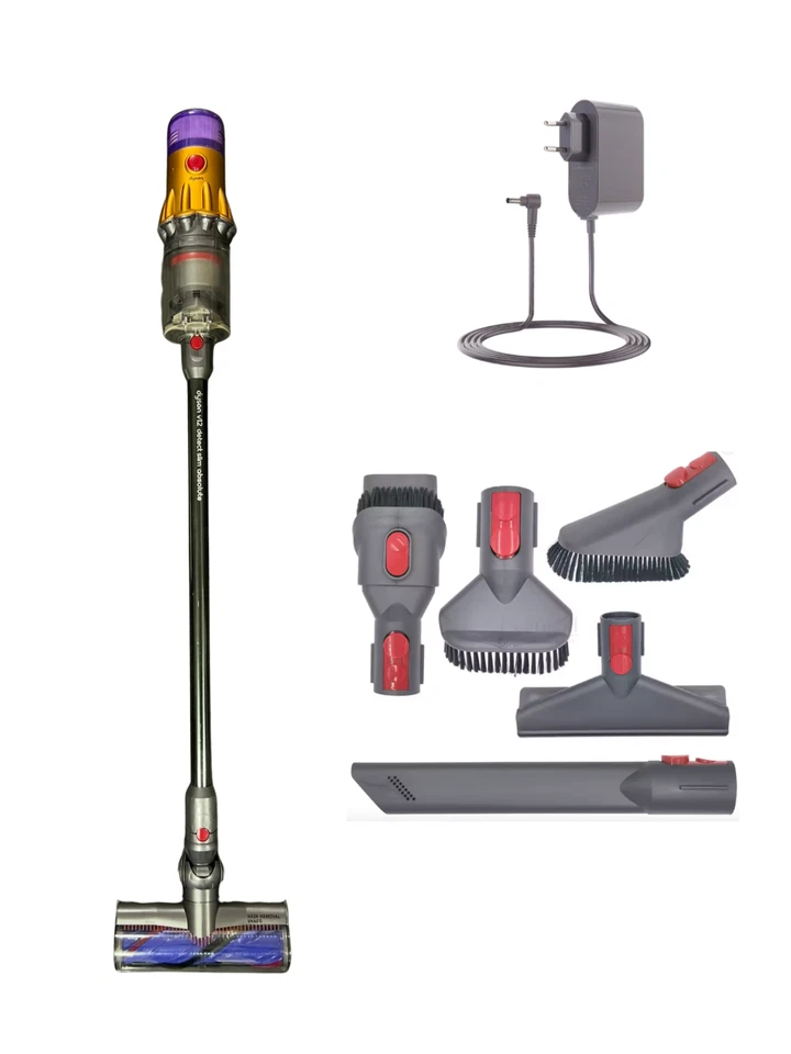 Dyson V12 Detect Slim Absolute Kabelloser Staubsauger - Nickel Satin Gelb - Bild 1 von 4