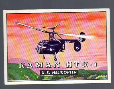 Wings (1953) - Card # 198 - TOPPS - USA Helicopter - Image 1 of 2