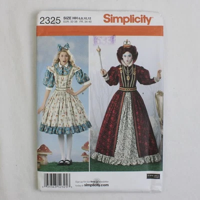 Simplicity Elaine Heigl 2325 Fantasy Costume Patterns Womens Size HH (6,8,10,12) - Image 1 of 4