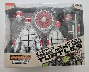 MIB NECA TMNT Eastman & Laird The First Turtles Black & White Figures - Picture 1 of 6
