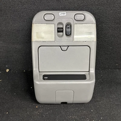 2001-2004 NISSAN PATHFINDER FRONT OVERHEAD DOME LIGHT DISPLAY, OEM GRAY - Image 1 of 4