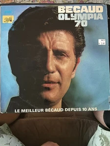 Gilbert Becaud "Olympia 70" VInyl Record LP - Picture 1 of 4