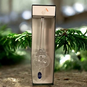 Vintage ROYAL DOULTON English Crystal Tree Topper Finial England Christmas 10” - Picture 1 of 9