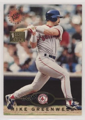 1995 Topps Stadium Club 1st Day Issue Mike Greenwell #121 - Image 1 of 2