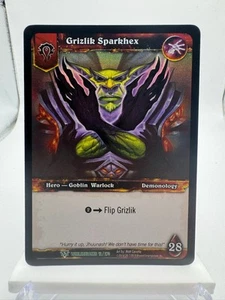 World of Warcraft TCG Worldbreaker Foil Hero Grizlik Sparkhex - Picture 1 of 2