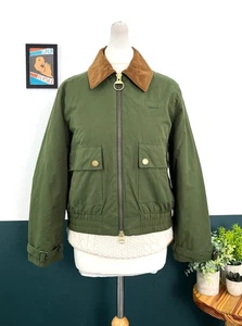Chaqueta informal BARBOUR X ALEXA CHUNG Olive Elliot Reino Unido 10 UE 36 EE. UU. 6 Medium Spey - Imagen 1 de 15