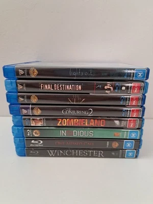 Horror Supernatural Blu-Ray Disc Bulk Bundle x 8 Movies - Region B - image 1 of 4