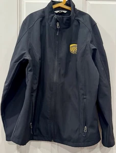 Chaqueta negra UPS United Parcel Service Port Authority para hombre XL con cremallera - Imagen 1 de 7