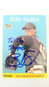 2007 Topps Heritage # 37 Billy Sadler Autograph Card PSA/DNA Pre-Certified - Picture 1 of 2
