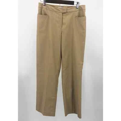 Pantalones elásticos dorados/beige Rena Rowan Petite nuevos con etiquetas Foto 1 de 3