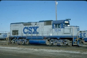 CSX 1514 GP15-1, Chicago, Il, 12/90; Kodachrome Original  - Picture 1 of 1