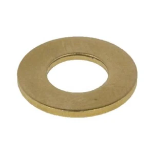 Pack of 5000 Brass 3/8" x 7/8" x 18g (M10 x 22mm x 1.2mm) Flat Washers BS 3410 - Picture 1 of 2