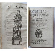 RARA SEICENTINA - PETRI SERUII MEDICI ROMANI 1640
