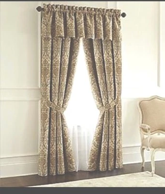 ROSE TREE Liege Top Panel 4pc Gold Taupe NEW - Image 1 of 3