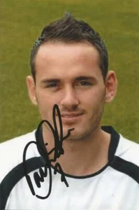LUTON TOWN: DAVID BELL FOTO RITRATTO 6x4 firmata + certificato di autenticità - Foto 1 di 1