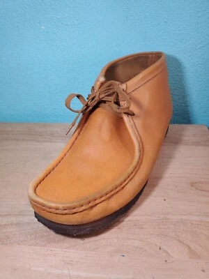 Clarks Wallabees Couro Marrom/Camelo Masculino Tamanho 11M Raro  - Imagem 1 de 4