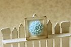 12th Scale Shabby Chic Framed Flower Applique Decoration