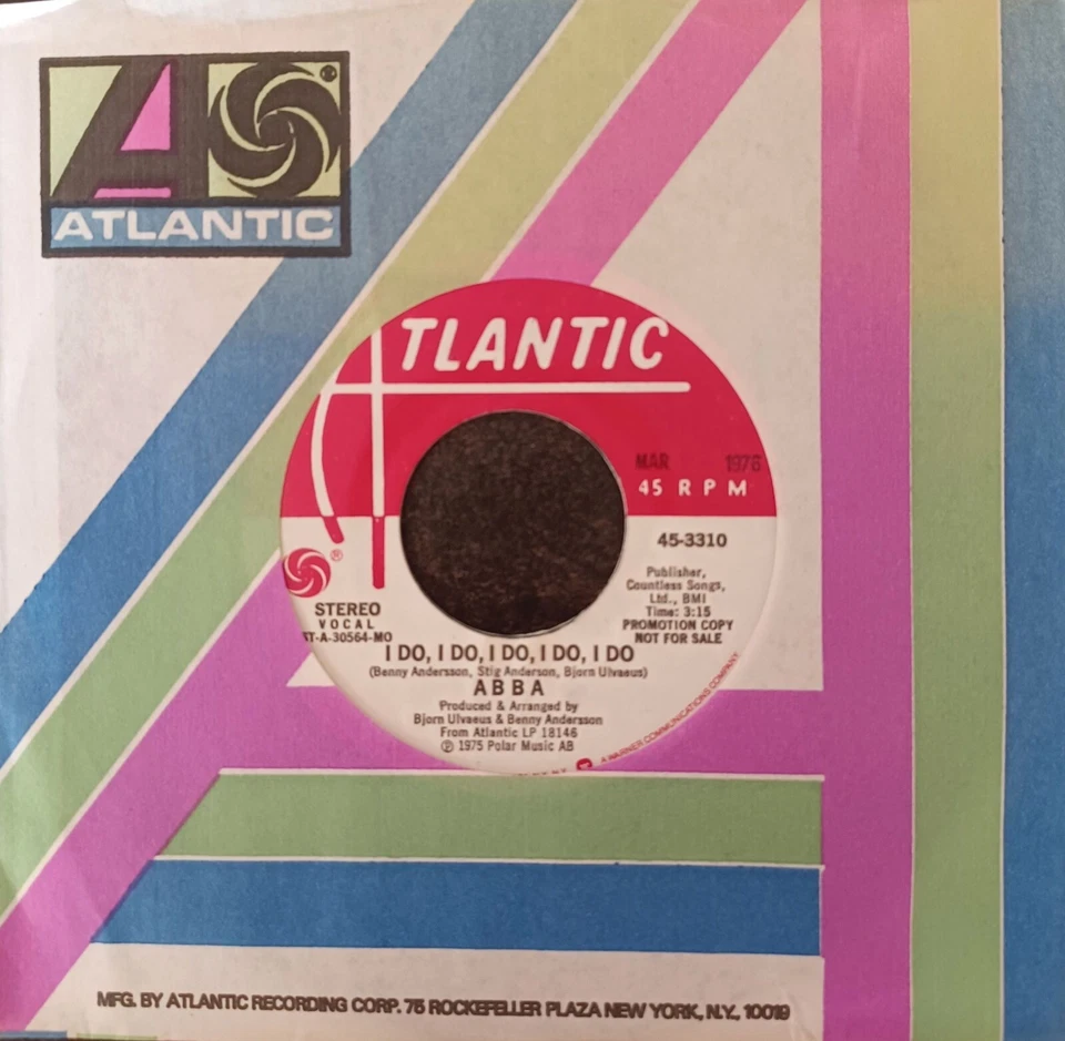 ABBA "I Do, I Do, I Do, I Do, I Do"  promo 45 rpm record never played - Image 1 of 1