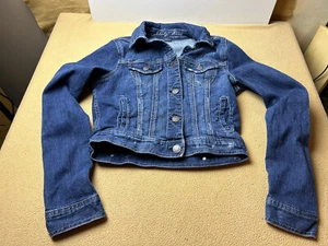 Celebrity Pink Womens Jean Jacket Size Small Stretch Denim Light Wash - Picture 1 of 9